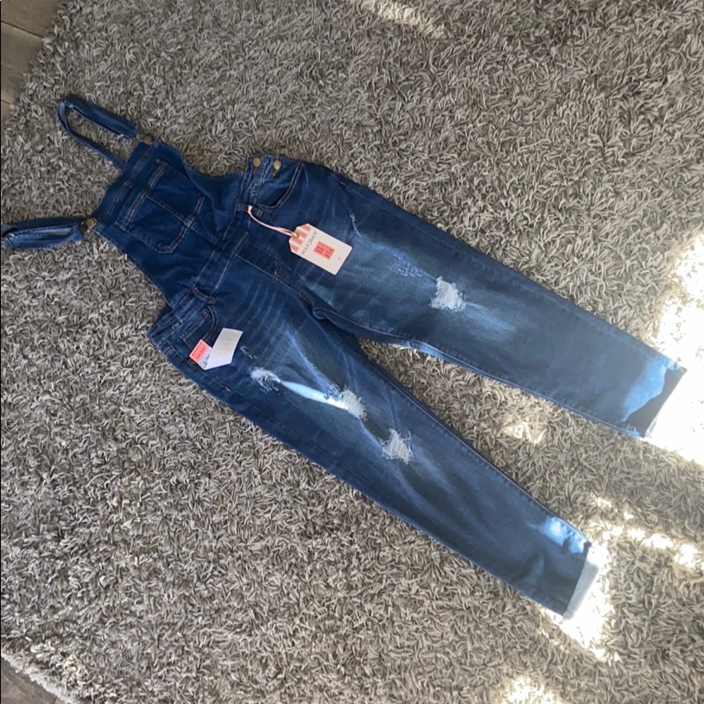 NWT Wax Jean Denim Overalls